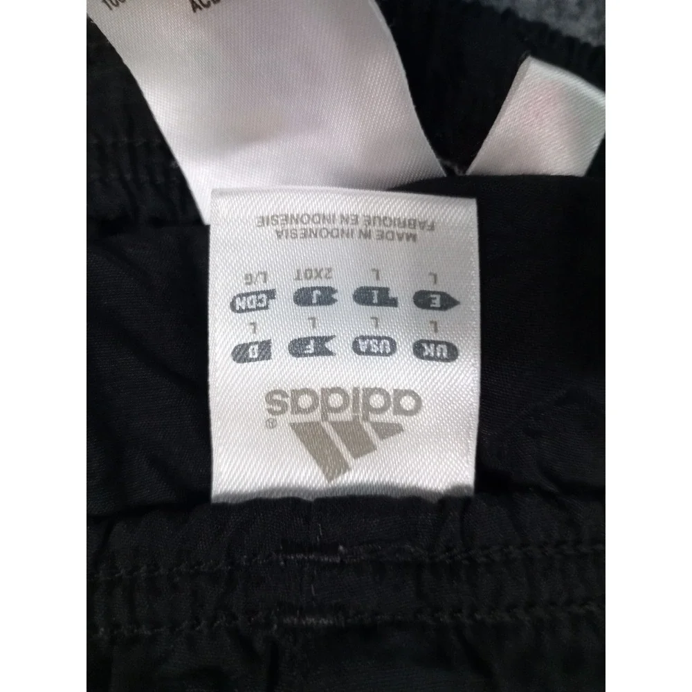 Adidas Black Athletic Running Shorts Men's Large Lightweight Lined Activewear